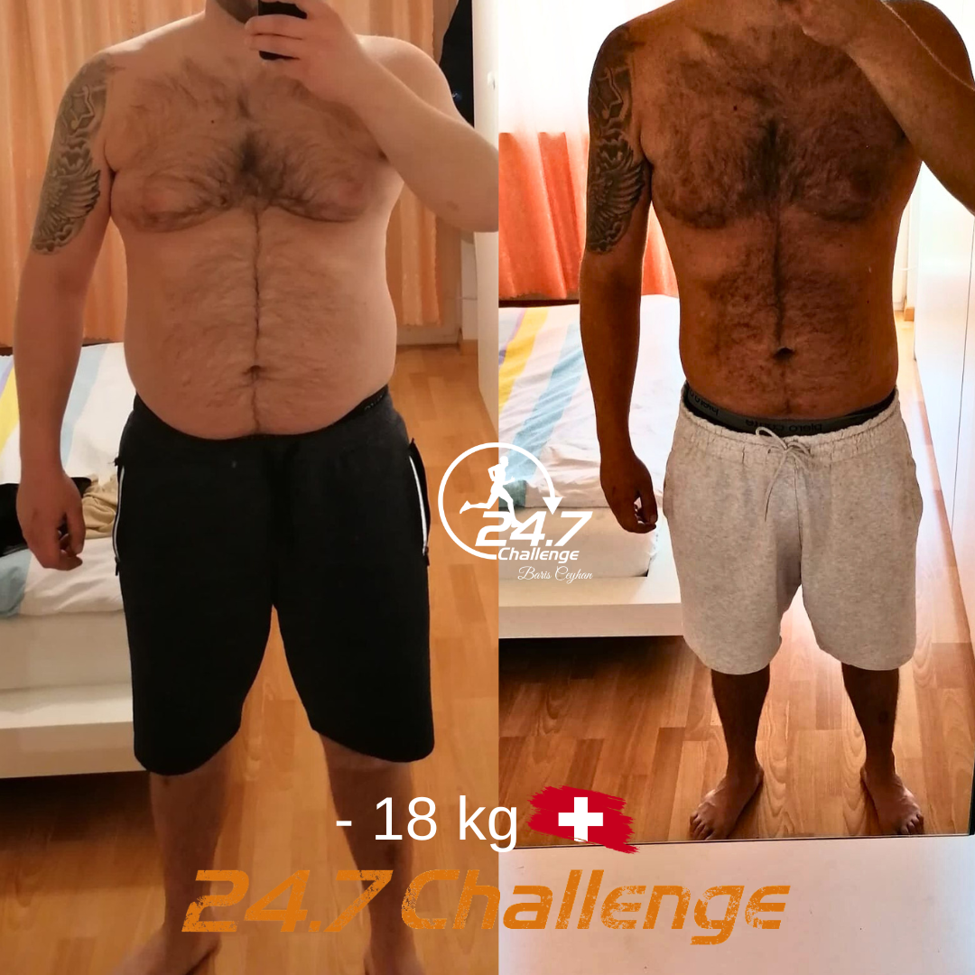 Vorher-Nachher: 18 kg abgenommen