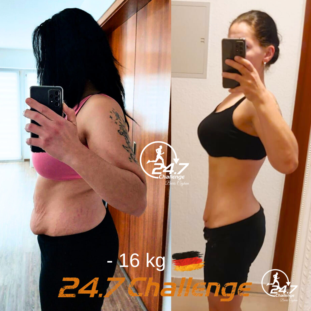Vorher-Nachher: 16 kg abgenommen