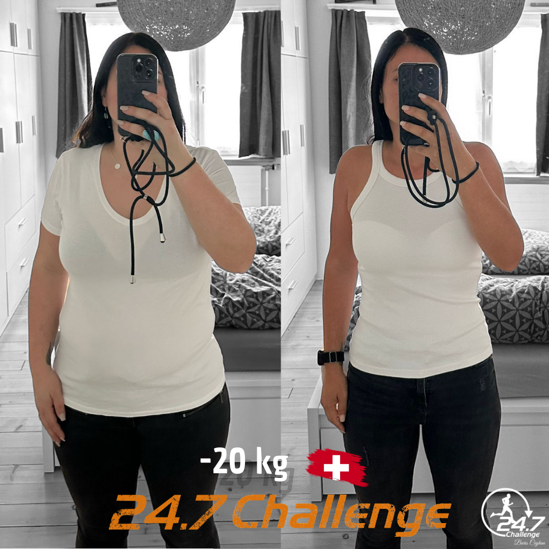 Vorher-Nachher: 20 kg abgenommen