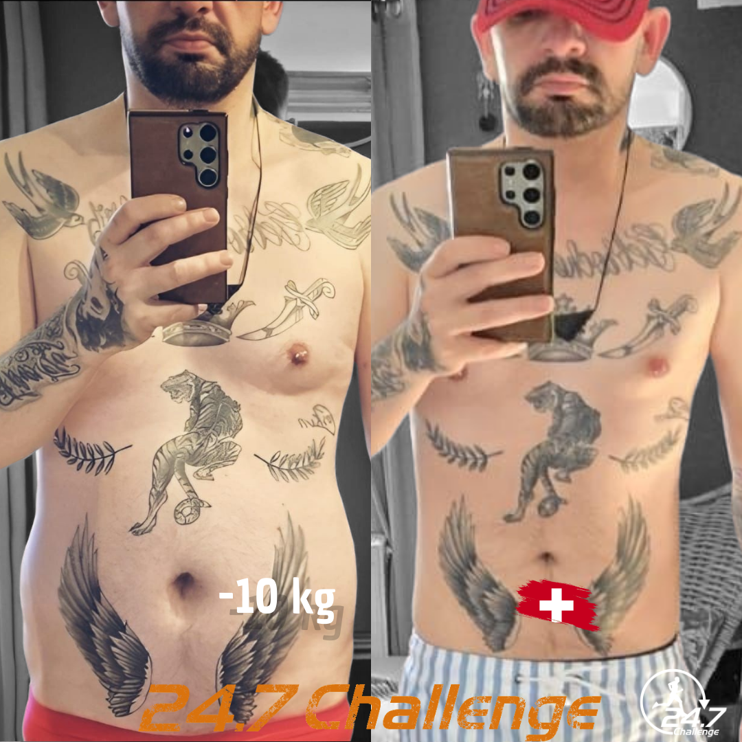 Vorher-Nachher: 10 kg abgenommen
