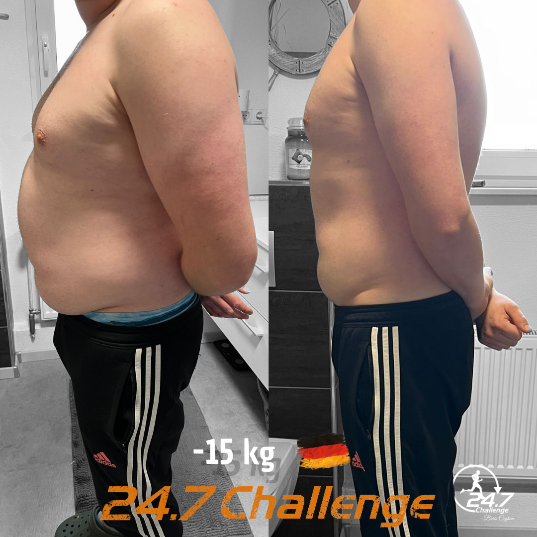Vorher-Nachher: 15 kg abgenommen